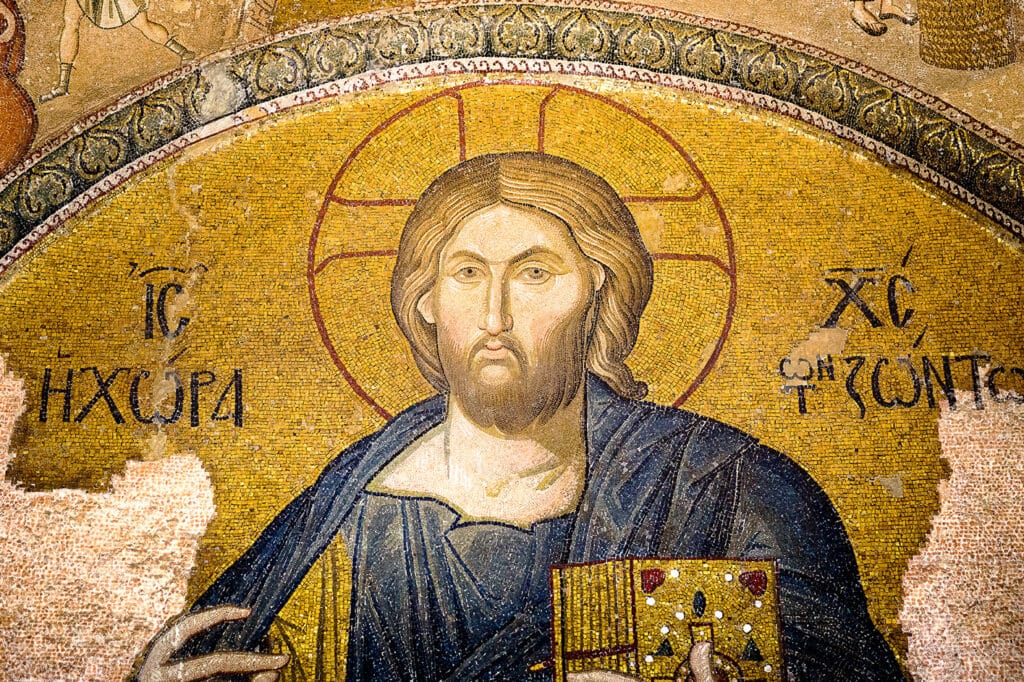 Mosaic of Jesus in Chora Church