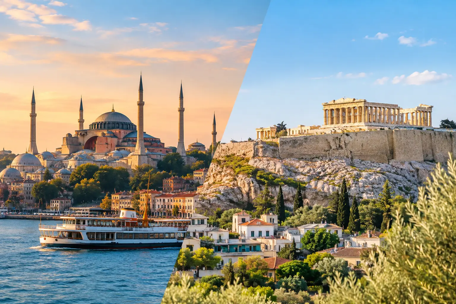 Istanbul Athens Itinerary Example: 8 Refined Days